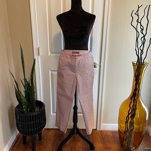 Donna Ricco Geometric Crop/Ankle Pants